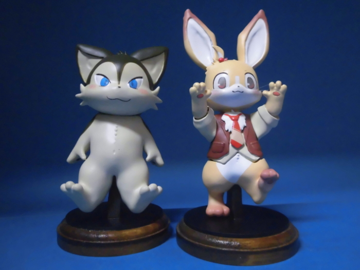 うさぎと狼のキャラ